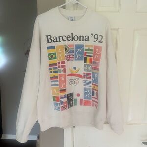 A&F Olympic Crewneck Sweatshirt Barcelona 92
